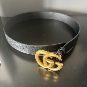 Gucci Authentic Black Belt